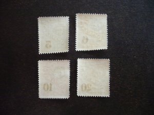 Stamps - Costa Rica- Scott# O73-O76 - Mint Never Hinged Partial Set of 4 Stamps