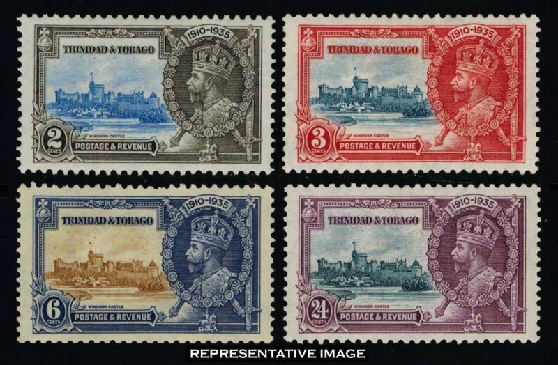 Trinidad and Tobago Scott 43-46 Unused hinged.