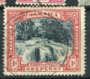JAMAICA; 1900 early Falls pictorial issue fine used 1d. value Postmark
