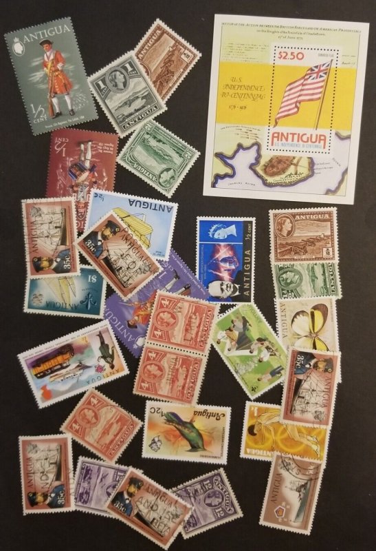 ANTIGUA Stamp Lot Used Unused Mint MH MNH T4121