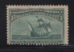 US Stamp Scott #232 Mint Hinged SCV $35