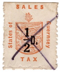 (I.B) Guernsey Revenue : Sales Tax ½d (German Occupation)