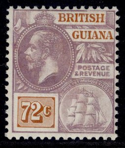 BRITISH GUIANA GV SG281, 72c dull purple & orange-brown, M MINT. Cat £40.