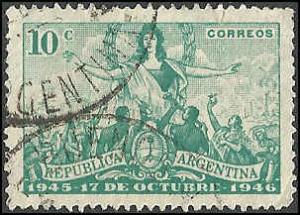 Argentina - 554 - Used - SCV-0.40