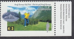 Canada - #1557 Golf in Canada Booklet Stamp - MNH