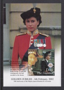 Gambia 2578 Queen Elizabeth II Souvenir Sheet MNH VF