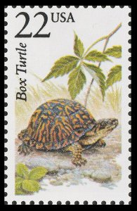 US 2326 North American Wildlife Box Turtle 22c single MNH 1987