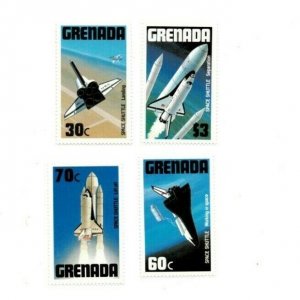 Grenada - 1981 - Space Shuttle - Set Of 4 Stamps - Scott #1073-6 - MNH