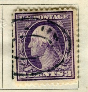 USA; 1919 early Presidentail definitive issues fine used 3c. value