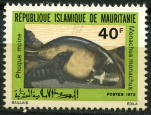 Mauritania Sc#300 MNH, 40fr multi, Seals (1973)