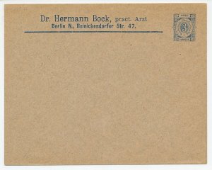 Local mail stationery Berlin Dr. Hermann Bock - Practicing doctor