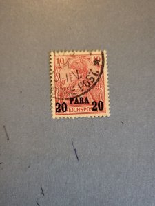 Stamps German Offices in Turkey Scott #14 used