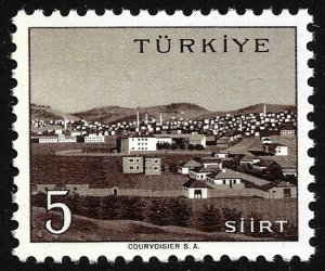 Turkey #1389  MNH - Turkish Cities Siirt (1960)