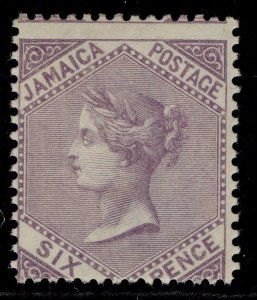 JAMAICA QV SG5, 6d dull lilac, M MINT. Cat £200.