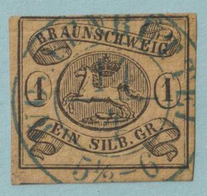 GERMAN STATES - BRUNSWICK 7  USED - NO FAULTS VERY FINE! - ZJK