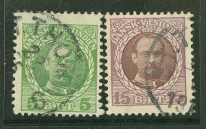 Danish West Indies (& U.S. Virgin Islands) #43/45 Used Single