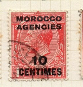 Morocco Agencies French Zone 1919-24 Issue Used 10c. Optd Surcharged NW-180628