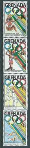 Grenada #1685,1687,1689,1692 Olympic Winners (MNH)  CV $4.85