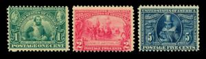 US 1907  Jamestown Exposition set  Scott # 328-330 ( Yvert # 164-166) mint MNH**