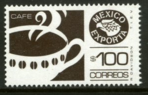 MEXICO Exporta 1470A, $100P Coffee Fosfo Paper 10 MINT, NH. VF.