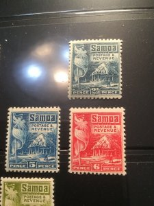 Samoa Scott  #142,143 & 145-152 NH Mint Stamps- See Listings 4 Great Stamps!