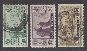 Italy Scott # 258-60 Used