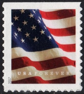 SC#5160b (Forever) U.S. Flag Booklet Single (2017) SA