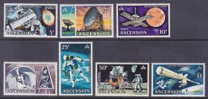 Ascension 145-151 (5p-£1) MNH 1971 Man Into Space High Value Issue Very Fine