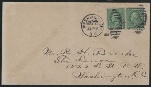 MALACK 542 First Day Cover, VF Pair on Cover, much r..MORE.. k0846