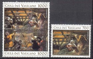 1994 - Vatican Sc# 968-970  - MNH**