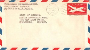 United States A.P.O.'s 5c DC-4 Skymaster Air Envelope 1947 U.S. Army, A.P.O. ...