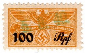 (I.B) Germany Revenue : Workers Holiday Fund 100rpf (Third Reich)