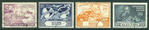 SG 23-26 Malaya Penang 1949. 10c-50c set of 4. Very fine used