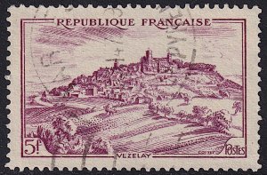 France - 1946 - Scott #568 - used - Vézelay