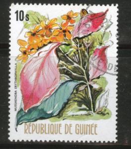 Guinea Scott 670 1974 Flower stamp 10s