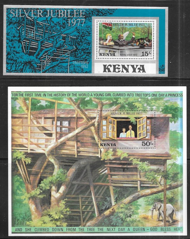 Kenya #87a & 88 souvenier sheets  (MNH) CV $6.50