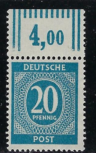 Germany AM Post Scott # 543, mint nh, var. rotary print