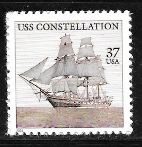 USA 3869: 37c USS Constellation, single,  VF, MSA