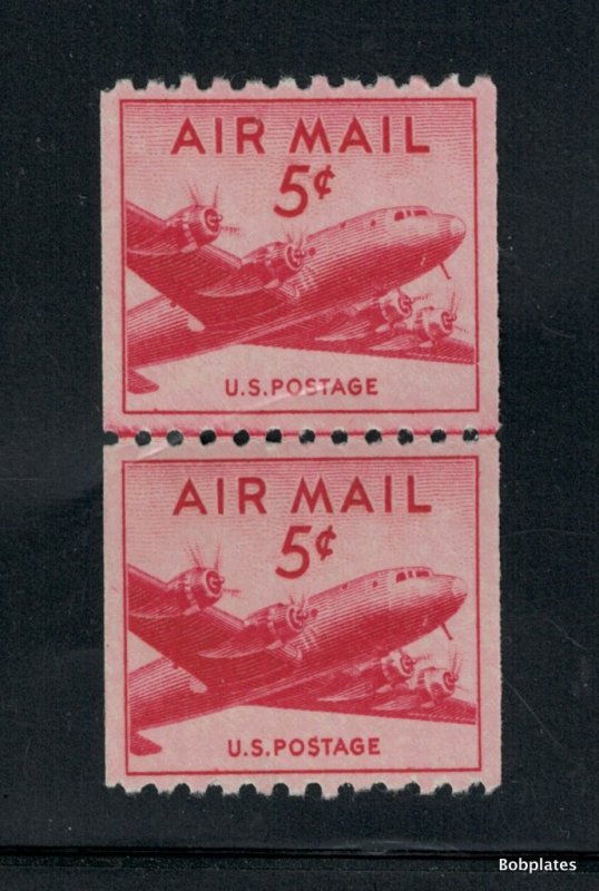 BOBPLATES #C37 Transport Coil Line Pair VF NH SCV=$10