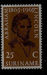 Suriname 316 MNH Lincoln SCV0.30