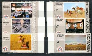 Nicaragua SC# 1025-33 Views & Scenes MNH