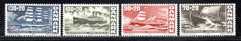 DENMARK SC# B49-52  FVF/MOG