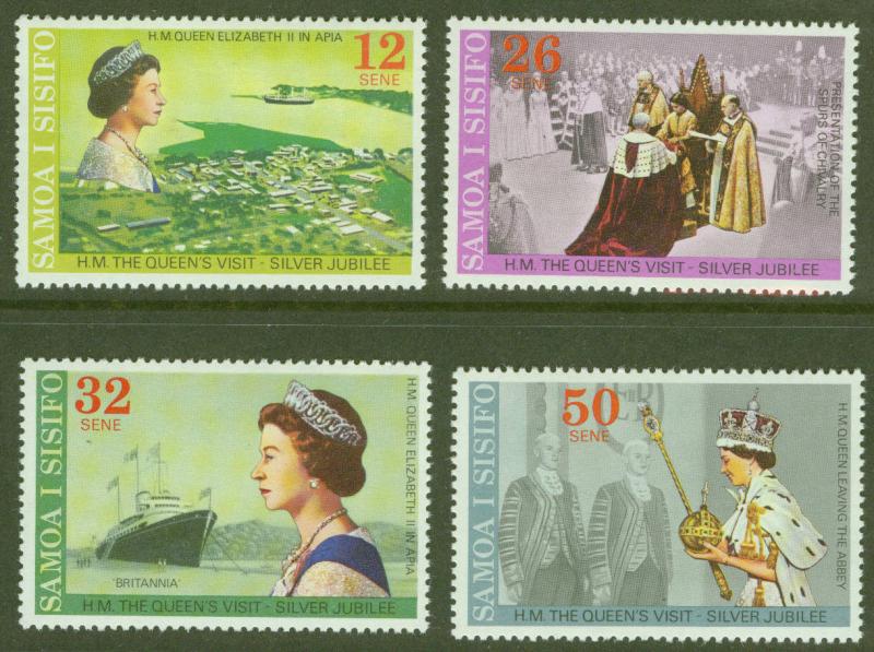 Samoa Scott 446-9 QE2 25th anniversary of her reign MNH**set