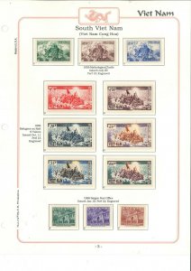 South Viet Nam - 1975 - Sc 1-516 - Complete stamp collection - MNH