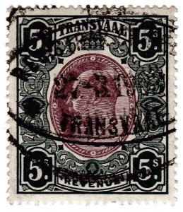 (I.B) Transvaal Revenue : Duty Stamp 5/-