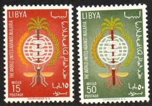 Libya Sc #218-219 Mint Hinged