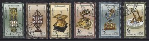 Germany DDR 1983 Scott 2343 - 2346 (6) CTO,  Sand Glasses & sundials