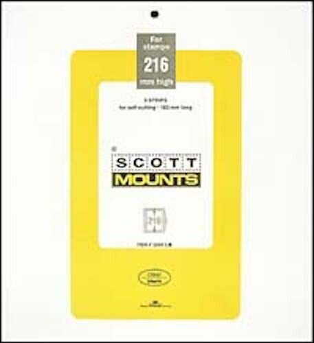 Scott/Prinz Souvenir Sheets & Small Panes Stamp Mount Size: 183x216 #1040 Black