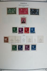 Norway 1800s to 1990s Rare Potent Century-Long Stamp Collection