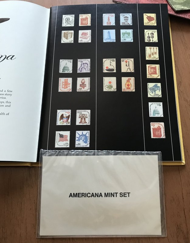 USPS 1981 Americana Series Book/Album 27 Pages Stamps are in Sealed Pack L35